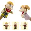 Family Hand Puppets,Puppets for Kids Role Paly Family Members 13.4 INCH Multi-Ethnic Puppets Plush Soft Hand Puppets Family Puppets Story Toys, Puppets for Girls Boys Finger Puppets Puppet Set Gifts view 4
