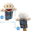 Family Hand Puppets,Puppets for Kids Role Paly Family Members 13.4 INCH Multi-Ethnic Puppets Plush Soft Hand Puppets Family Puppets Story Toys, Puppets for Girls Boys Finger Puppets Puppet Set Gifts view 2