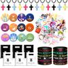 BANBALLON 98 PCS Bible Verse Party Favors, Jesus Party Favors Cross Necklace Goodie Bags with Stickers, Rubber Bracelets, Button Pins and Bags for Christian Gathering Party Supplies Decorations view 1