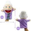 Family Hand Puppets,Puppets for Kids Role Paly Family Members 13.4 INCH Multi-Ethnic Puppets Plush Soft Hand Puppets Family Puppets Story Toys,Puppets for Girls Boys Finger Puppets Puppet Set Gifts view 2