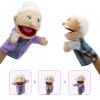 Family Hand Puppets,Puppets for Kids Role Paly Family Members 13.4 INCH Multi-Ethnic Puppets Plush Soft Hand Puppets Family Puppets Story Toys,Puppets for Girls Boys Finger Puppets Puppet Set Gifts view 3