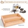 Woodtoe Montessori Lock and Key Toy Set for Kids, Educational Lock Set Keys, Wooden Learning Montessori Materials for 3 4 5 6 Toddlers, Preschool, Home Classroom STEM Educational Kids Christmas Toys view 2