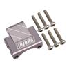 INJORA Rear Axle Truss Upper Link Mount CNC Aluminum Accessories for Axial SCX24 C10 JLU Gladiator Bronco Upgrade Part (Grey) view 1