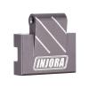 INJORA Rear Axle Truss Upper Link Mount CNC Aluminum Accessories for Axial SCX24 C10 JLU Gladiator Bronco Upgrade Part (Grey) view 2