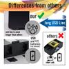AOPER Automatic Card Shuffler - Electronic Casino Poker Card Shuffling Machine - Battery Operated Plastic Cards Mixer - 4 Deck Playing Cards for Home & Party - 2M USB Line view 3