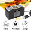 AOPER Automatic Card Shuffler - Electronic Casino Poker Card Shuffling Machine - Battery Operated Plastic Cards Mixer - 4 Deck Playing Cards for Home & Party - 2M USB Line view 4