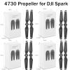 [OEM Drone Accessories] 4 Pairs Propeller for DJI Spark Drone 4730 Quick Release Folding Blades 4730F Replacement Props Spare Parts Wing Accessory [Replacement] ( Color : Gold ) view 3