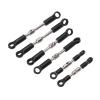 Dilwe RC Tie Link Rods Set,Steering Linkage Rod for RC Car,Tie Rod Set for 144001 144002 124018 124019 124017 124016 Remote Control Car Connecting Rods view 1