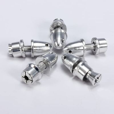5 Pcs 2mm RC Aluminum Bullet Propeller Adapter Holder Prop Shaft for Brushless Motor