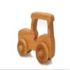 Wooden Tractor Push Toy  Handmade Natural Wood Push Toy for Toddlers & Kids, Spring Gift or Birthday Present, Farm Animal Toy view 4