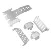Vgoohobby Stainless Steel RC Chassis Armor Protector Axle Armor Guard Plate RC Skid Plate Compatible with VP VS4-10 Phoenix VPS09007 1/10 RC Off-Road Car view 4