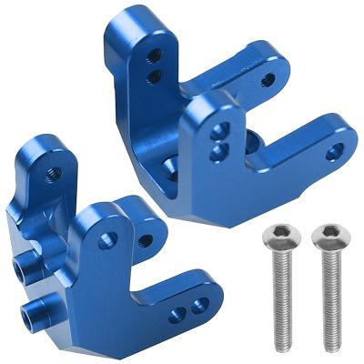 2Pcs Vgoohobby Aluminum Alloy Upper Shock Absorber Mount Bracket Compatible with 1/8 Losi LMT 4WD Solid Axle RC Monster Car (Blue)