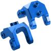 2Pcs Vgoohobby Aluminum Alloy Upper Shock Absorber Mount Bracket Compatible with 1/8 Losi LMT 4WD Solid Axle RC Monster Car (Blue) view 2