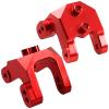 2Pcs Vgoohobby Aluminum Alloy Upper Shock Absorber Mount Bracket Compatible with 1/8 Losi LMT 4WD Solid Axle RC Monster Car (Red) view 2
