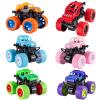 Beestech Monster Truck Toys for Kids Boys Girls Toddlers 3, 4, 5, 6, 7, 8 Years Old, Friction Powered Monster Truck Party Favor Toy Cars Vehicles, Sand Beach Toys Gifts (6 Pack) view 1