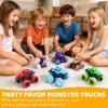 Beestech Monster Truck Toys for Kids Boys Girls Toddlers 3, 4, 5, 6, 7, 8 Years Old, Friction Powered Monster Truck Party Favor Toy Cars Vehicles, Sand Beach Toys Gifts (6 Pack) view 4