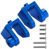 2Pcs Vgoohobby Aluminum Alloy Lower Tie Rod Mount Fixed Pull Rod Bracket Base Compatible with 1/8 Losi LMT 4WD Solid Axle RC Monster Car (Blue) view 1