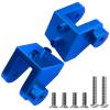 2Pcs Vgoohobby Aluminum Alloy Lower Tie Rod Mount Fixed Pull Rod Bracket Base Compatible with 1/8 Losi LMT 4WD Solid Axle RC Monster Car (Blue) view 2