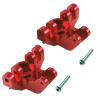 Vgoohobby Aluminum Alloy Front Steering Knuckles Carrier Steering Block Compatible with 1/8 Losi LMT 4WD Solid Axle RC Monster Car (Red) view 1