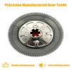 91T Spur Gear Slipper Clutch Set Upgrades Part Compatible with 1/10 Arrma Granite 4X4 550, Senton 4X4 550, Typhon 4X4 550, 91T 48DP Spur Differential Gear and 17T 19T 21T Pinions Gear Set, Red view 3