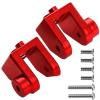 2Pcs Vgoohobby Aluminum Alloy Lower Tie Rod Mount Fixed Pull Rod Bracket Base Compatible with 1/8 Losi LMT 4WD Solid Axle RC Monster Car (Red) view 1