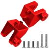 2Pcs Vgoohobby Aluminum Alloy Lower Tie Rod Mount Fixed Pull Rod Bracket Base Compatible with 1/8 Losi LMT 4WD Solid Axle RC Monster Car (Red) view 2