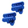 2Pcs Vgoohobby Aluminum Alloy Lower Shock Absorber Mount Bracket Compatible with 1/8 Losi LMT 4WD Solid Axle RC Monster Car (Blue) view 3