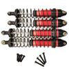 4pcs Front and Rear Shock Absorber Damper for Arrma 3S BLX Granite Big Rock Senton Typhon MEGA550 Granite Senton Typhon Upgrade Parts, Replacement for AR330550 AR330551 (Red) view 1