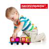 NEOFORMERS Magnetic Tiles Car Set Truck Kit Toy with Stronger Magnets, Educational Magnet Cars with Re-Enforced Hitch and Long Bed for Girls Boys Toddler Ages 3+ (Blue & Purple) view 4