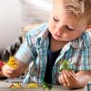 12 Pieces Plastic Frogs Toy Mini Vinyl Realistic Frog Decorations Fun Rain Forest Character Figures Lifelike Toy for Rana Crafting Party Supplies Home Decor Game view 3