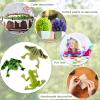 12 Pieces Plastic Frogs Toy Mini Vinyl Realistic Frog Decorations Fun Rain Forest Character Figures Lifelike Toy for Rana Crafting Party Supplies Home Decor Game view 4