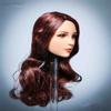 1/6 Scale Female Head Sculpt, Asian Girl Planted Hair Head Carving for 12inch Seamless Action Figure Body Doll (A) view 4