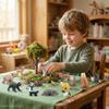 Gemini&Genius 16PCS Woodland Animal Baby Toys, Soild Plastic Forest Animals Educational Toy Figures, Cake Toppers Cupcake Toppers and Gifts for Kids view 2