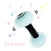 June Garden 6" My First Dumbbell - Plush Baby Rattle Toy - Safe Soft Barbell Workout Toy for Infants Boys and Girls - Pink view 2