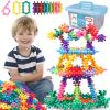 NEOACT 600 PCS Building Blocks Connect Toys,Interlocking Solid Plastic Educational Toys Sets for Preschool Kids Boys and Girls Aged 3+, Promote Fine Motor Skills and Sensory Development. view 1