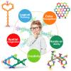 NEOACT 600 PCS Building Blocks Connect Toys,Interlocking Solid Plastic Educational Toys Sets for Preschool Kids Boys and Girls Aged 3+, Promote Fine Motor Skills and Sensory Development. view 4