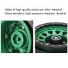 VBESTLIFE RC Car Tires,4 PCS RC Vehicle Wheels Rims 2.9in 12 Hole Aluminum Alloy RC Model Car Non Stick Metal Wheel Hub for 1/6 AXAIL SCX6(Green) view 2