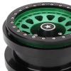 VBESTLIFE RC Car Tires,4 PCS RC Vehicle Wheels Rims 2.9in 12 Hole Aluminum Alloy RC Model Car Non Stick Metal Wheel Hub for 1/6 AXAIL SCX6(Green) view 3