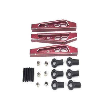 CEN Racing CKD0369 KAOS Front Upper & Lower Suspension Links (69mm, CNC Aluminum, Red Anodized) 3 pcs F450 DL-Series
