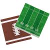 80 Pcs Football Birthday Party Supplies Disposable Paper Cocktail Napkins for Tailgate Party Decorations, Assorted 40 Pack Football Field Design and 40 Pack of football Pattern, Total 80 Pack view 1