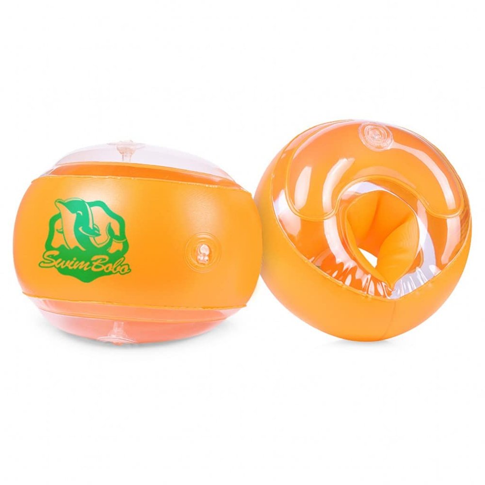 HTLNUZD 2 Pack PVC Swimming Arm Float Rings, Arm Bands Inflatable Floatation for Children and Adults (L)