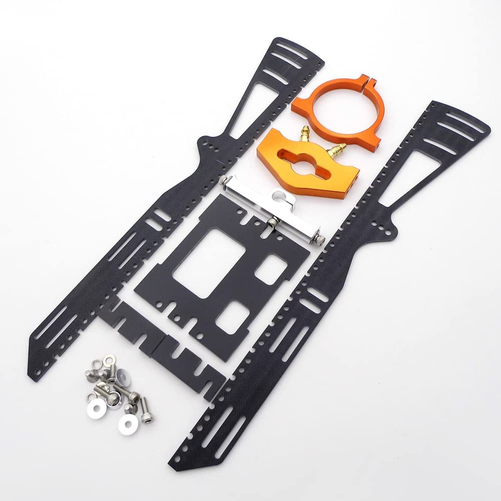 RC Boat Brussless Motor 36mm Mount Bracket with Water Cooling Pad for Brushless Motor 3660 3674 Speedboat Mono Catamaran (Glass Fiber)