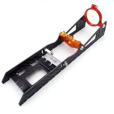 RC Boat Brussless Motor 40mm Mount Bracket for Brushless Motor 4074 4082 4098 Speedboat Mono Catamaran (Carbon Fiber)