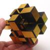 3x3x3 Mirror Cube Dysmorphism Magic Speed Cube Golden 3D Puzzle Cube for Children Hand Puzzles for Adults view 3
