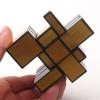 3x3x3 Mirror Cube Dysmorphism Magic Speed Cube Golden 3D Puzzle Cube for Children Hand Puzzles for Adults view 4