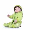 Reborn Baby Doll Clothes 22 inch Green Turtle Outfit Accessories for 20"- 22" Reborn Doll Newborn Baby Girl Boy Doll Clothes view 4