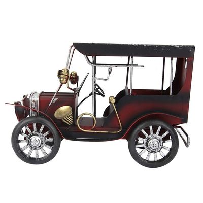 Tyenaza Classic Car Model, Vintage Old Vintage Car Model Miniature Classic Car Arts Craft Office Home Desktop Decor