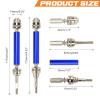RCAWD Rc Stainless Steel Front Rear Drive Shaft CVD for 1/10 Traxxas Rustler VXL 4X4/ Stampede VXL 4X4/ Hoss VXL 4X4/Slash Platinum/Ultimate/VXL 4x4 4WD RC Car view 3