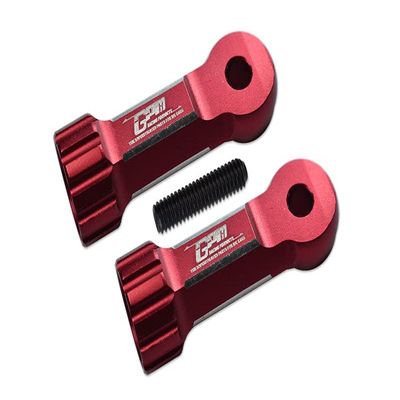 Aluminum Middle Shaft Head For Arrma 1:10 Kraton 4S ARA102690 / VORTEKS 3S ARA4305V3 / OUTCAST 4S ARA102692-3Pc Set Red