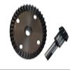 Chrome Steel Diff Bevel Gear 39T & Pinion Gear 09T for Arrma 1:8 Kraton 6S / Outcast 6S / Talion 6S / KRATON 6S V5 / Notorious 6S V5 / 1:7 Fireteam 6S - 5Pc Set Black view 1